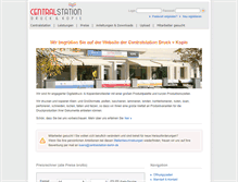 Tablet Screenshot of centralstation-berlin.de